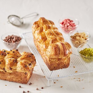 Croissant estilo brioche hojaldrado