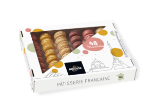 Plateau de macarons saveurs estivales (48 x 12 g)