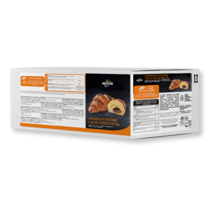 Croissant mit Kakao-Haselnussfüllung 90g