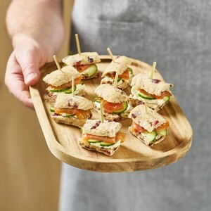 Sandwich-Häppchen Räucherlachs