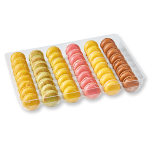 Platte von Macarons - Intensive Aromen 12g
