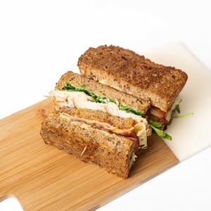 Chicken, Caramelised Bacon and Swiss Cheese