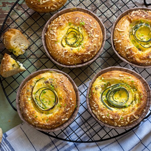 Vegetable quiche
