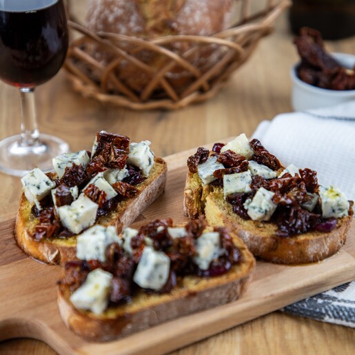Bruschetta bleu d'Auvergne