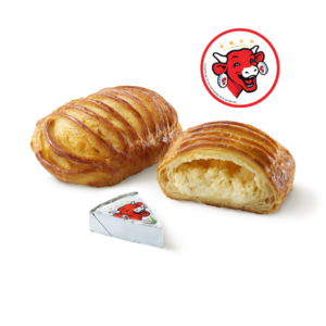 Cesta con Queso La Vaca que ríe® 100g (con pegatinas)