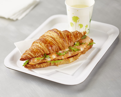 Recette croissant crevette