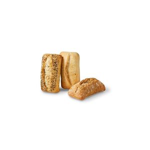 Assortment of Rectangular Rolls 55g