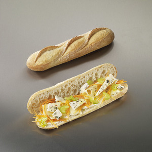 Plain half-baguette